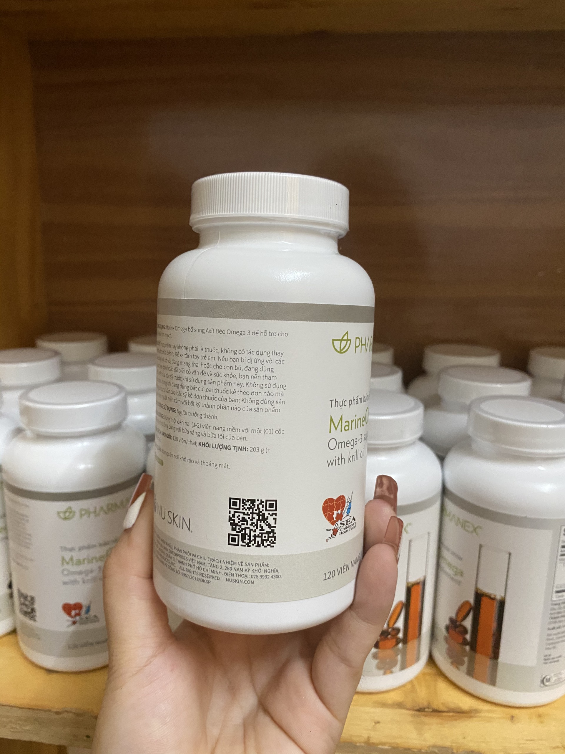 dầu cá nhuyễn thể krill oil marine omega 3-nu skin-Mỹ